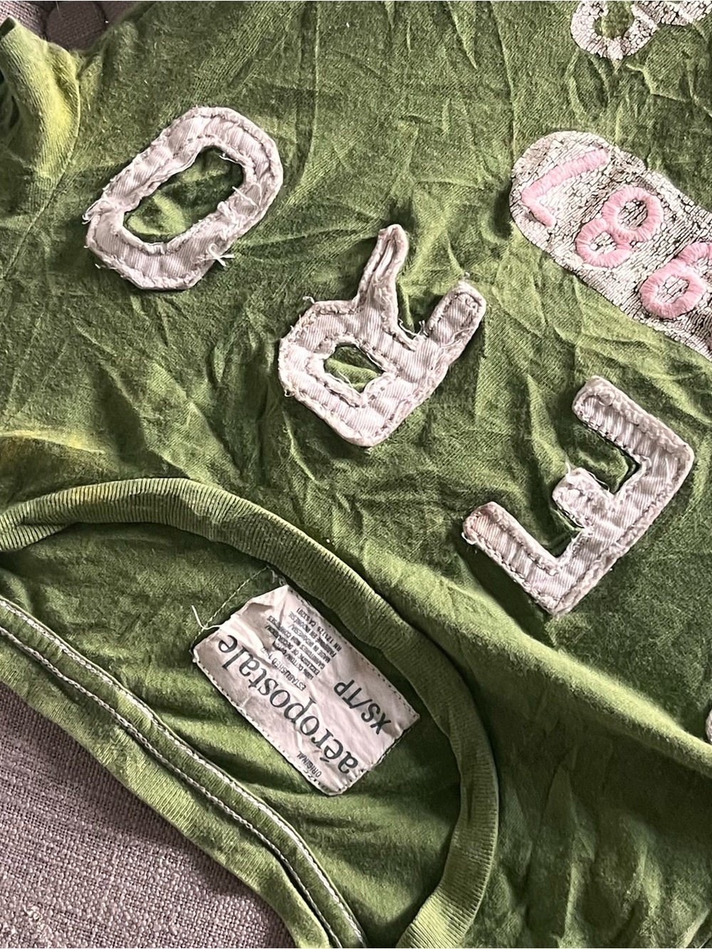 Aeropostale Green 'AERO' Graphic Tee - Picture 2 of 3